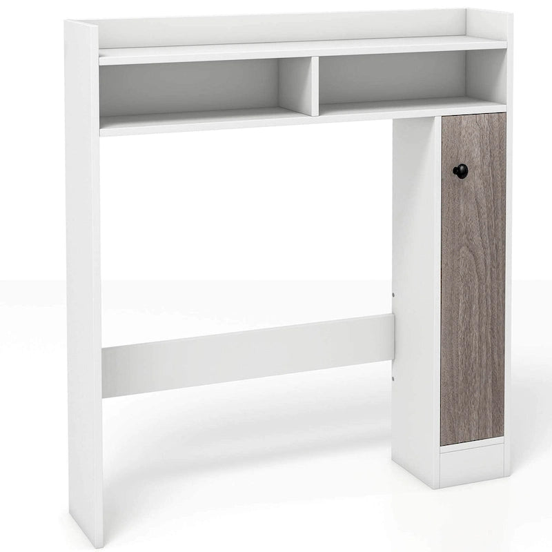 Over the Toilet Bathroom Cabinet Floor Storage Organizer