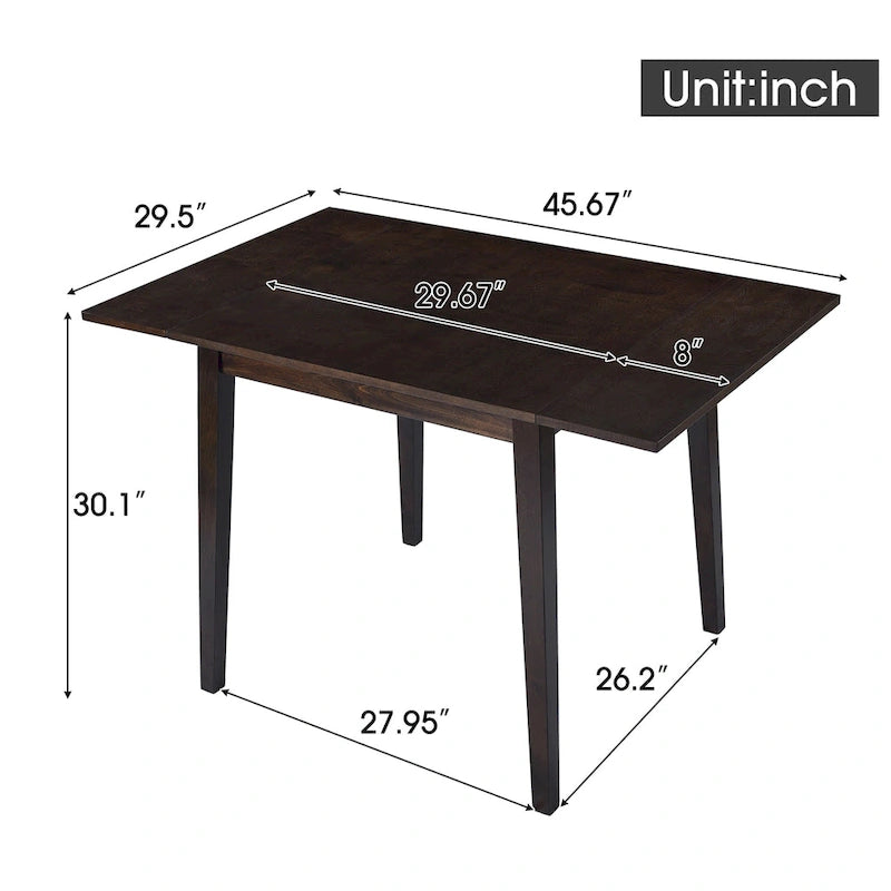 Extendable Farmhouse Round Dining Table with X-Base - Seats 2-6