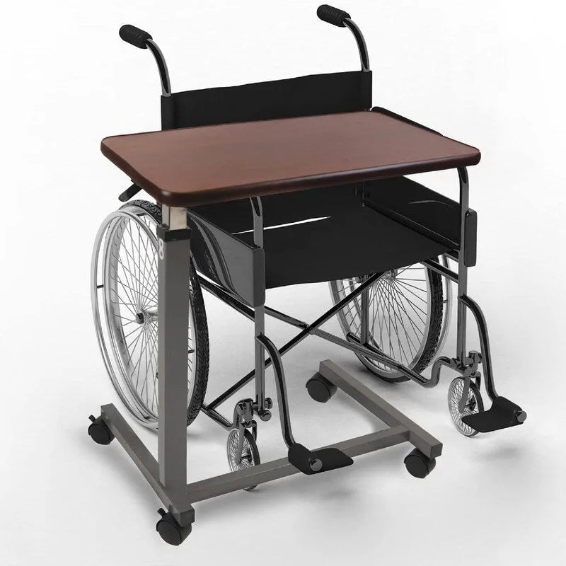 Adjustable Height Overbed Bedside Table