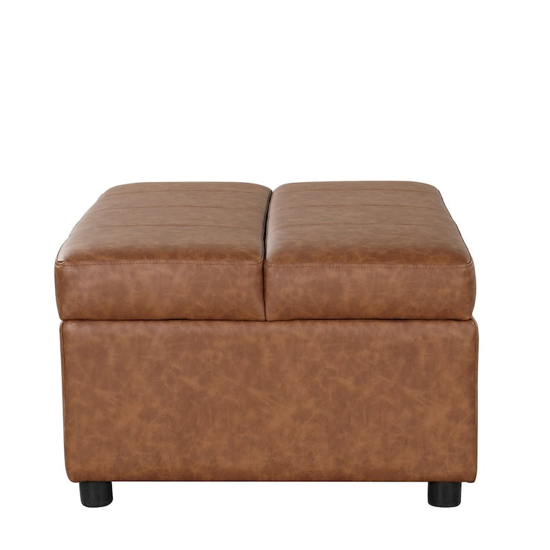 Twin Size Folding Ottoman Sleeper Bed with Mattress