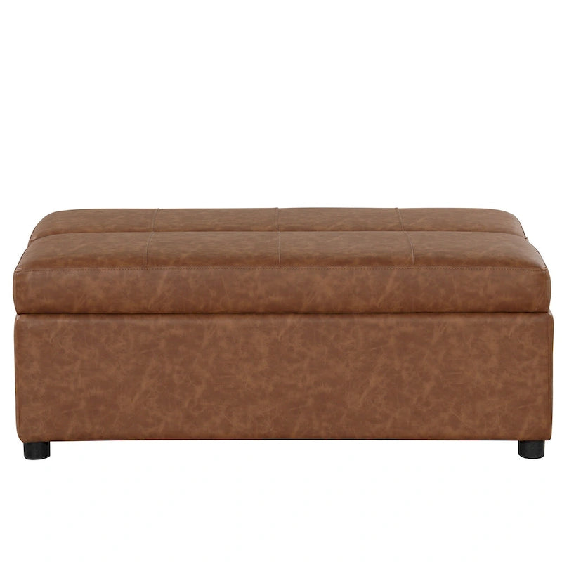 Twin Size Folding Ottoman Sleeper Bed with Mattress