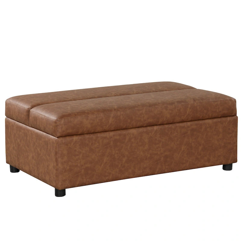 Twin Size Folding Ottoman Sleeper Bed with Mattress