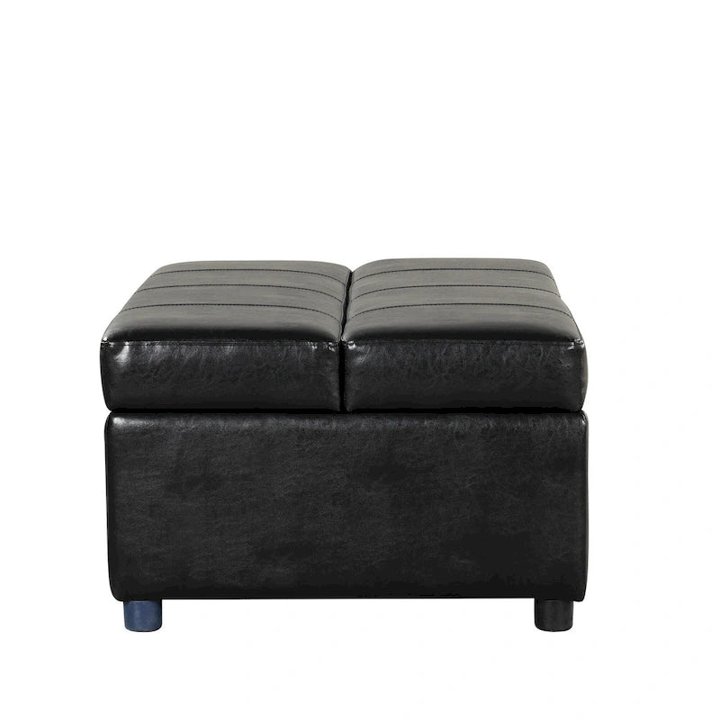 Twin Size Folding Ottoman Sleeper Bed with Mattress