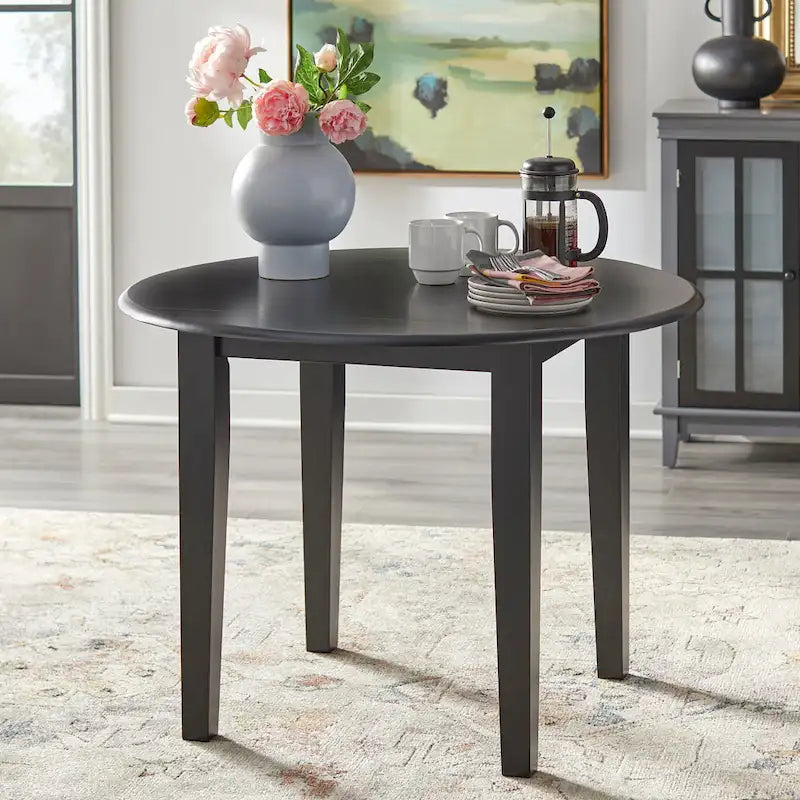 Solid Wood Drop Leaf Dining Table