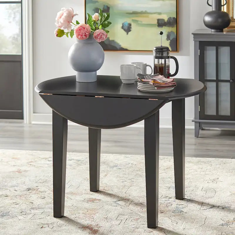 Solid Wood Drop Leaf Dining Table