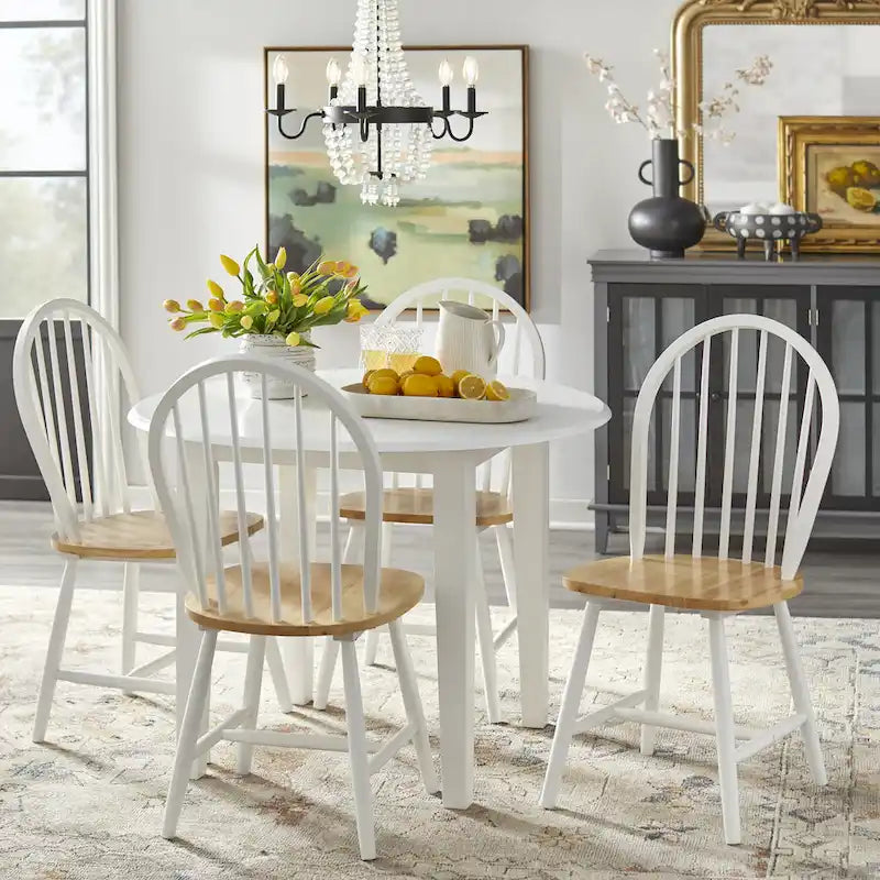 Solid Wood Drop Leaf Dining Table