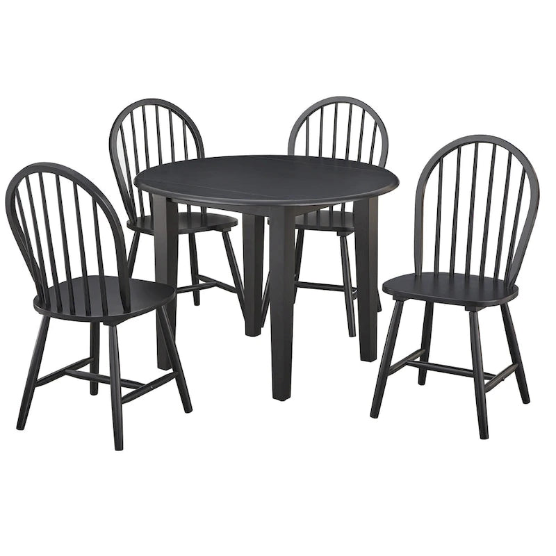 Solid Wood Drop Leaf Dining Table