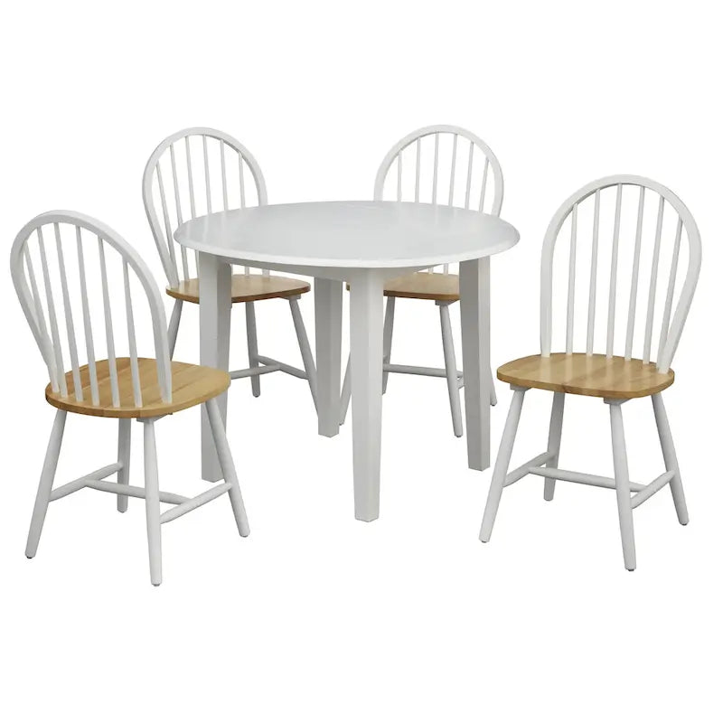 Solid Wood Drop Leaf Dining Table