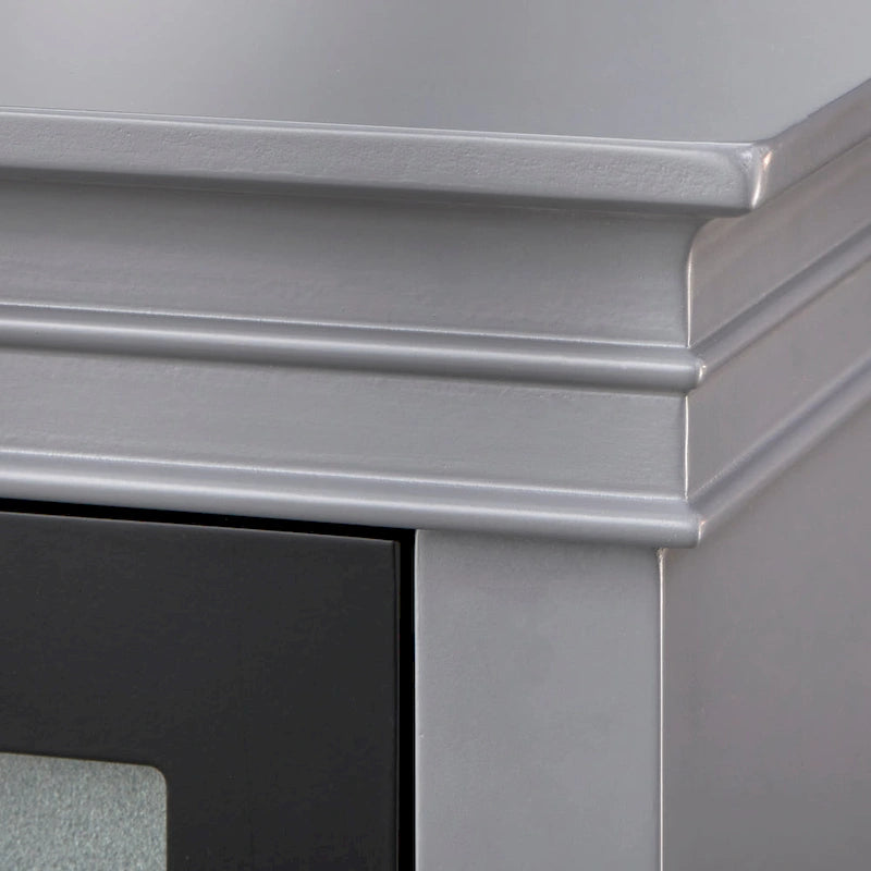 Frosted Glass Farmhouse Buffet/Sideboard