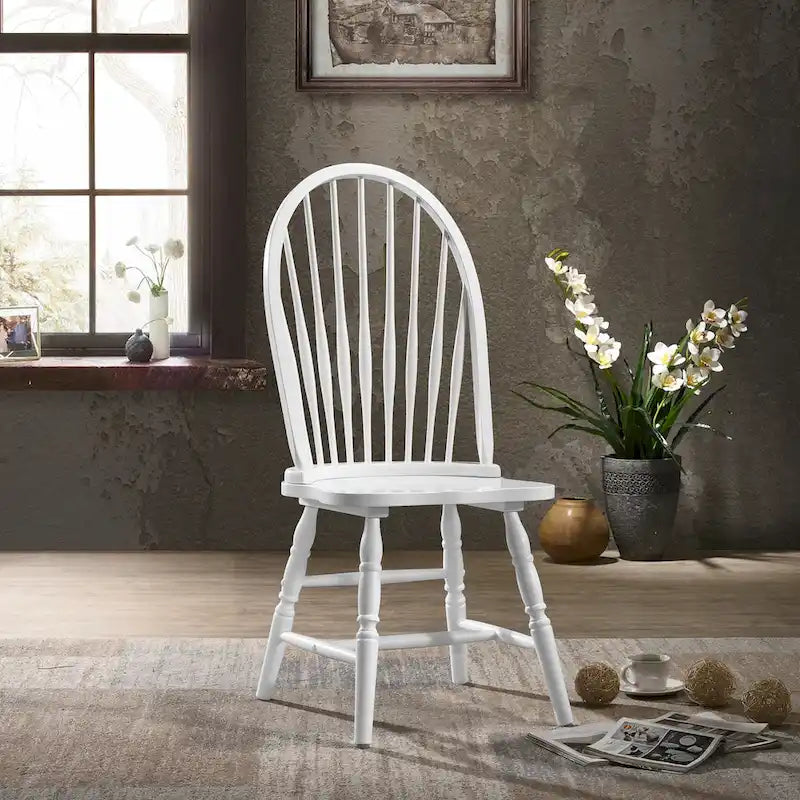 Traditional Rubberwood Dining Chair
