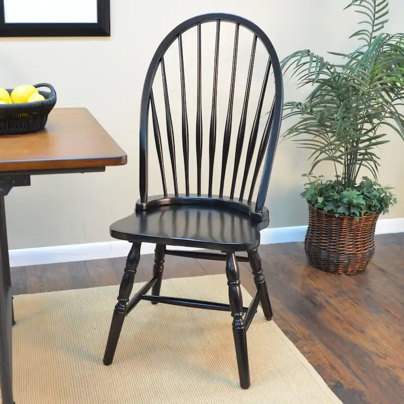 Traditional Rubberwood Dining Chair