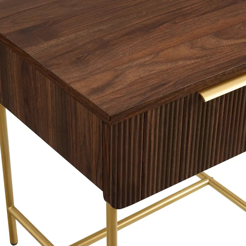 Minimal Fluted-Door Side Table