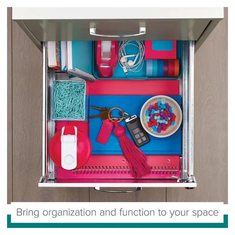Pearl White 2-Drawer Mobile File Cabinet