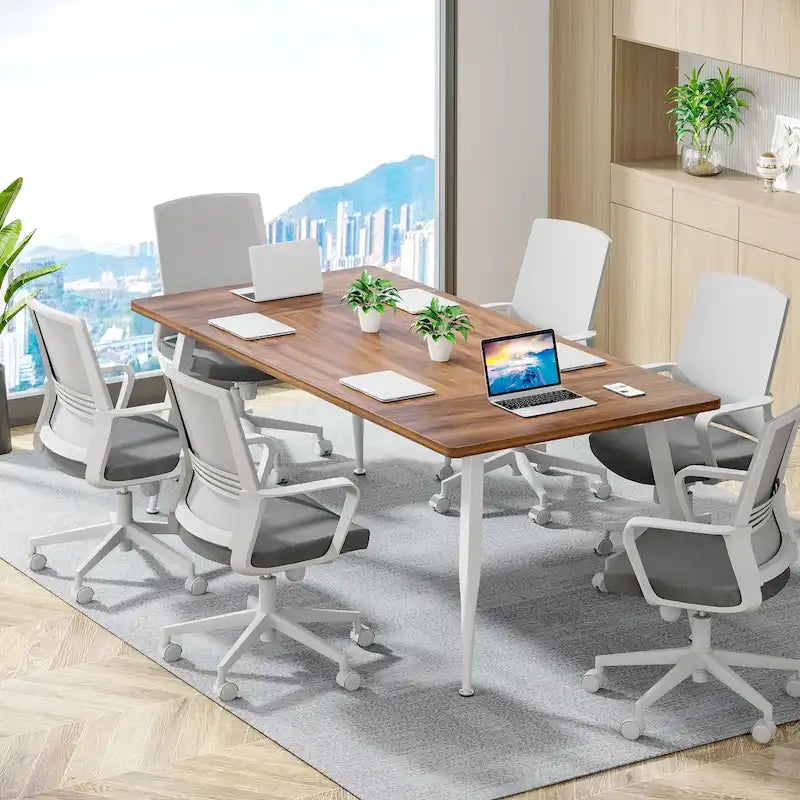 6FT Large Modern Conference Table for Meeting Room