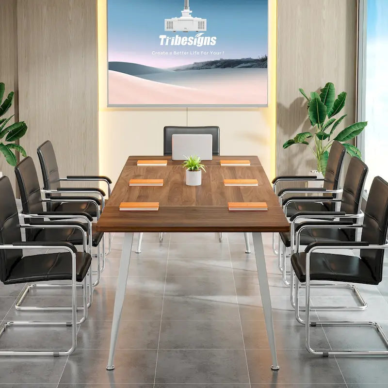 6FT Large Modern Conference Table for Meeting Room
