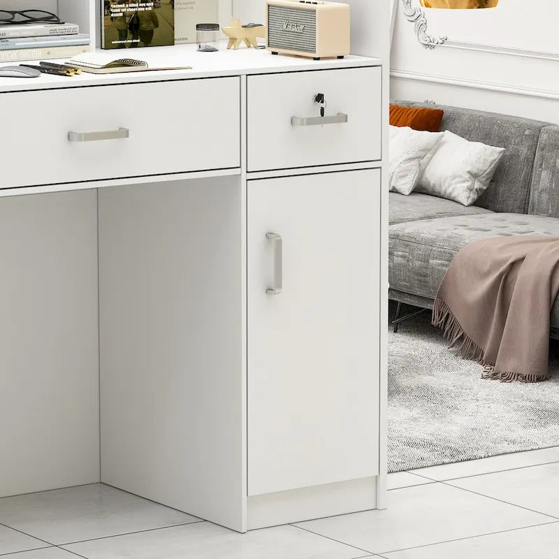 47.2 Reception Desk Counter Lockable Storage Reception Table Working