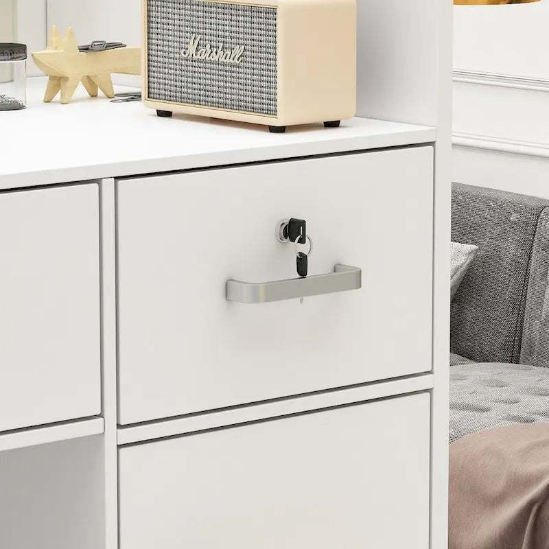 47.2 Reception Desk Counter Lockable Storage Reception Table Working