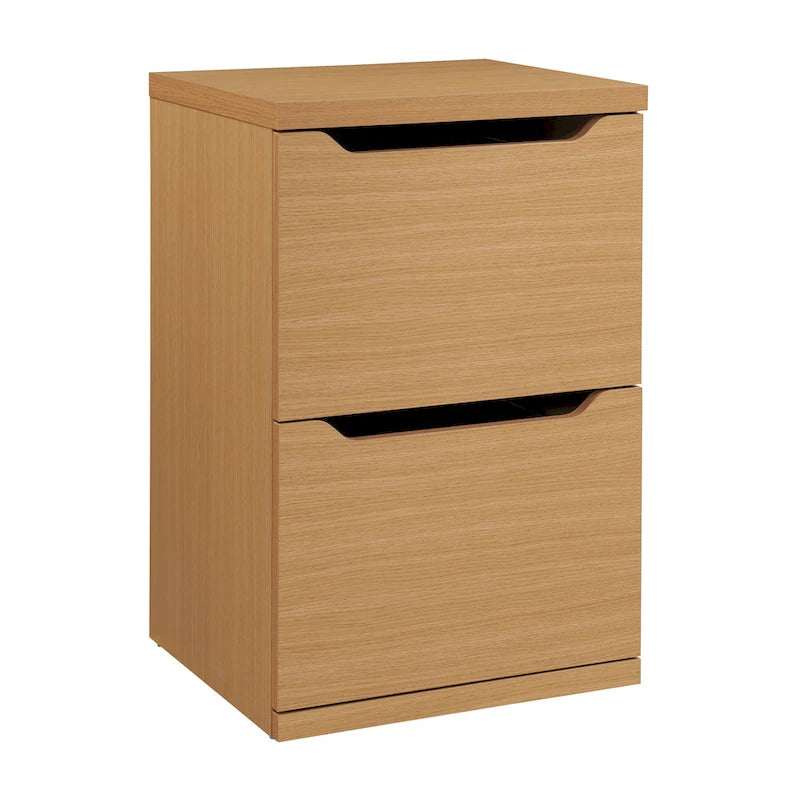 2-Drawer Vertical File Cabinet - Scandinavian Style