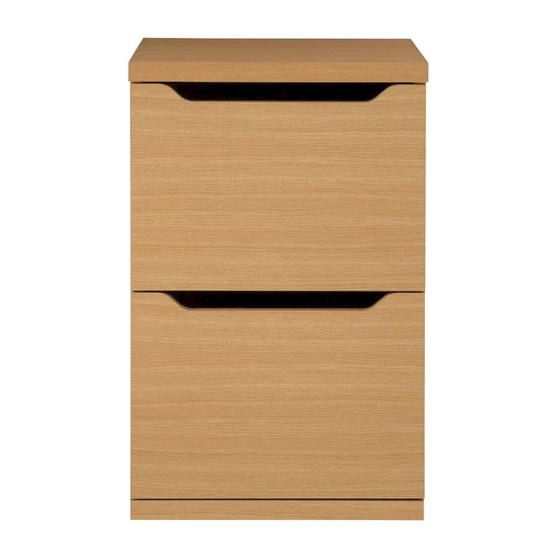 2-Drawer Vertical File Cabinet - Scandinavian Style