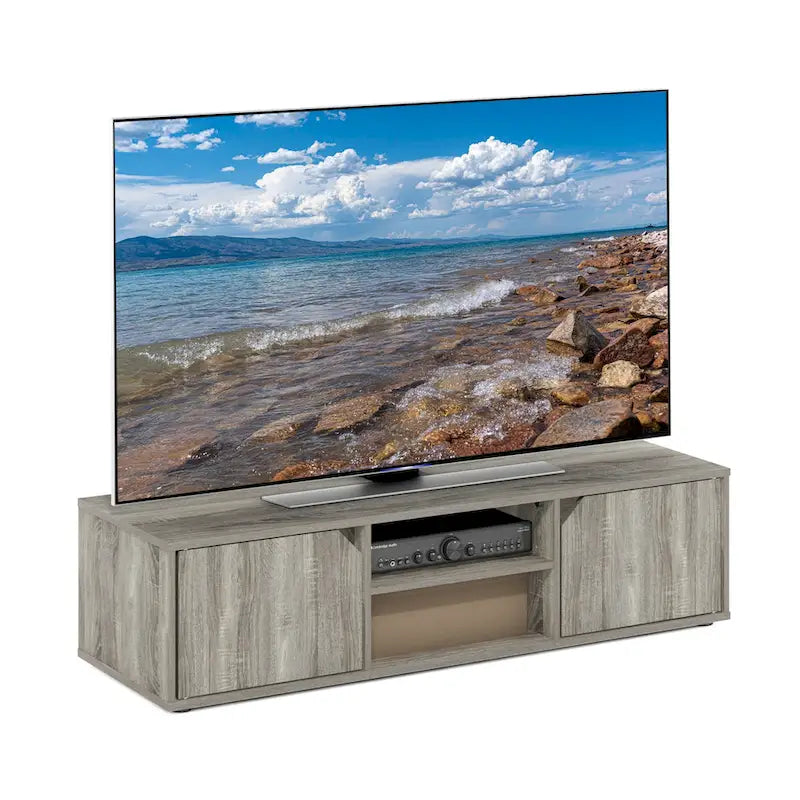 Classic TV Stand with Electric Fireplace for TVs up to 55 Inch