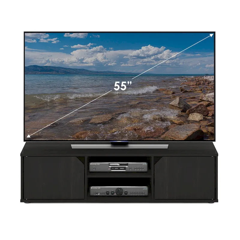 Classic TV Stand with Electric Fireplace for TVs up to 55 Inch