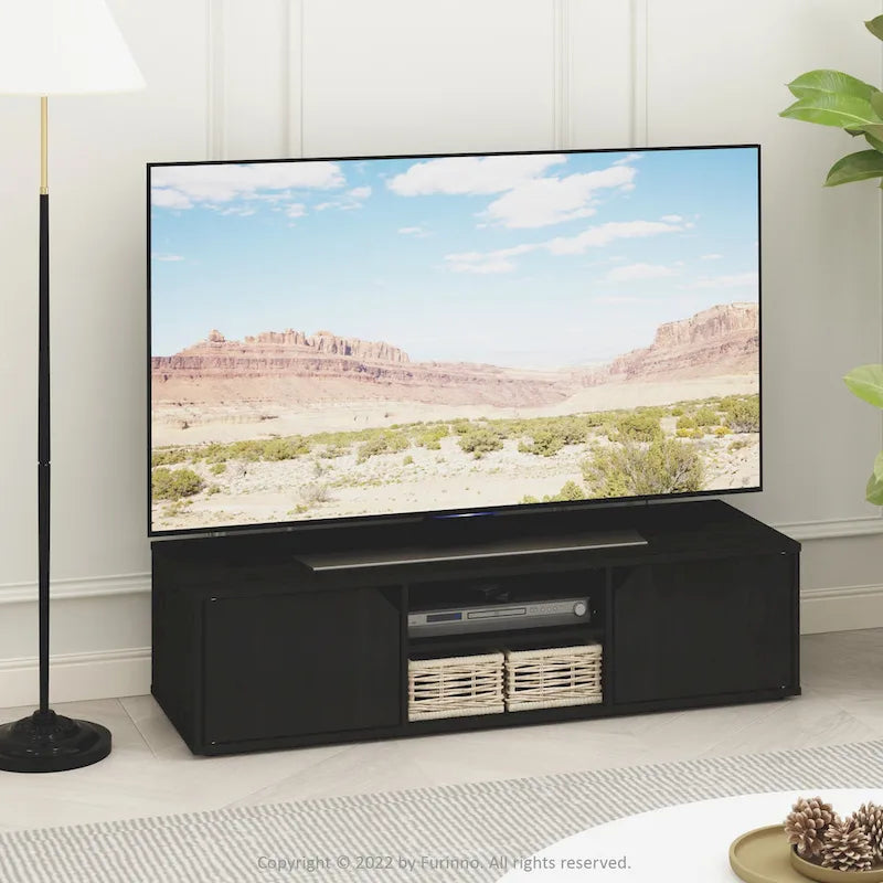 Classic TV Stand with Electric Fireplace for TVs up to 55 Inch