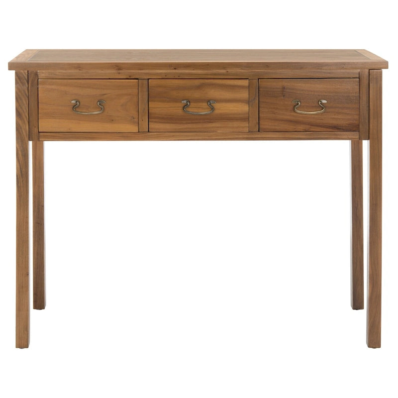 Console Patinée Grise - 39.4x14.2x31.7