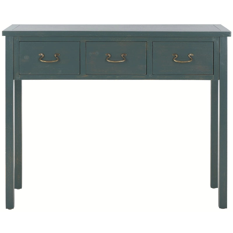 Console Patinée Grise - 39.4x14.2x31.7