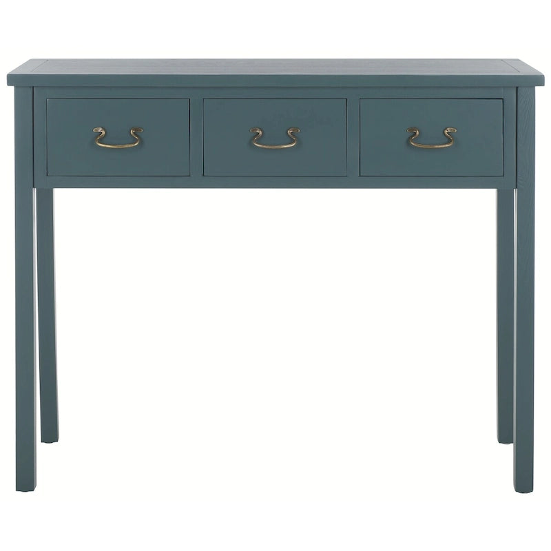 Console Patinée Grise - 39.4x14.2x31.7