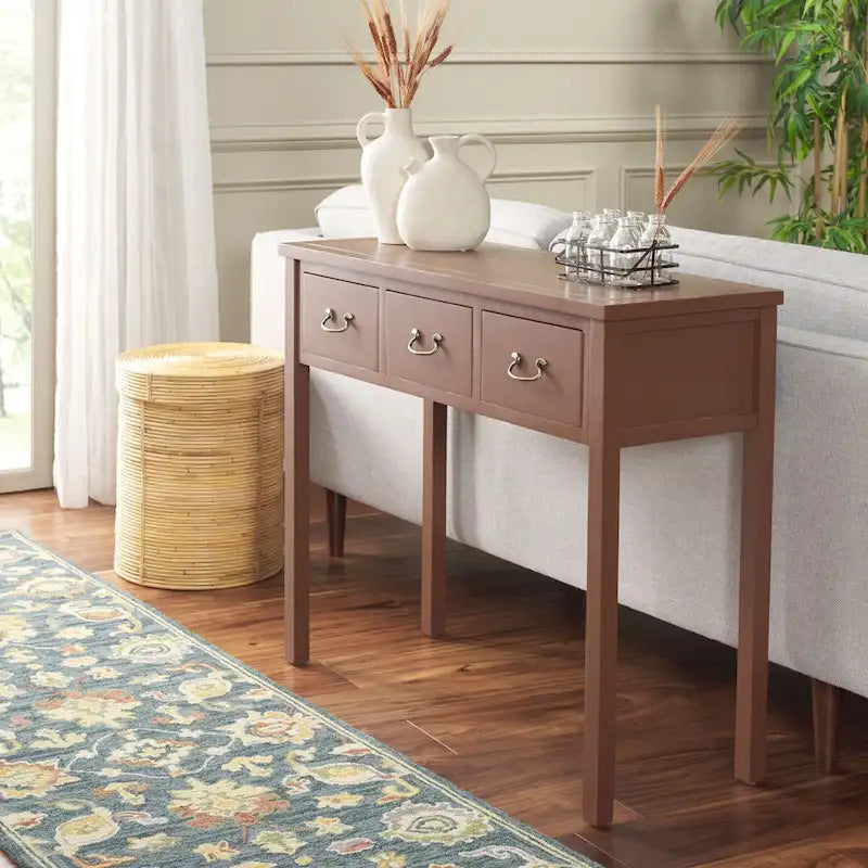 Antiqued Grey Console Table - 39.4x14.2x31.7