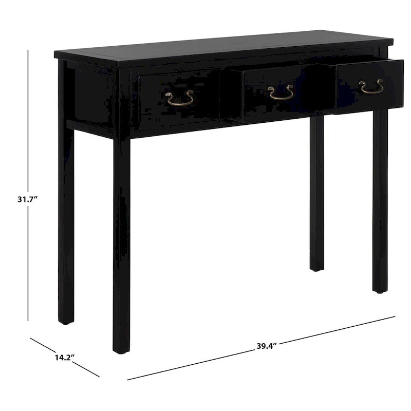 Antiqued Grey Console Table - 39.4x14.2x31.7