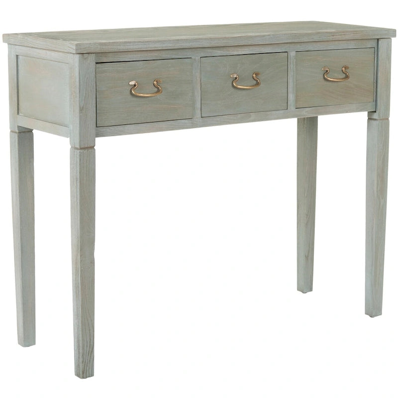 Antiqued Grey Console Table - 39.4x14.2x31.7