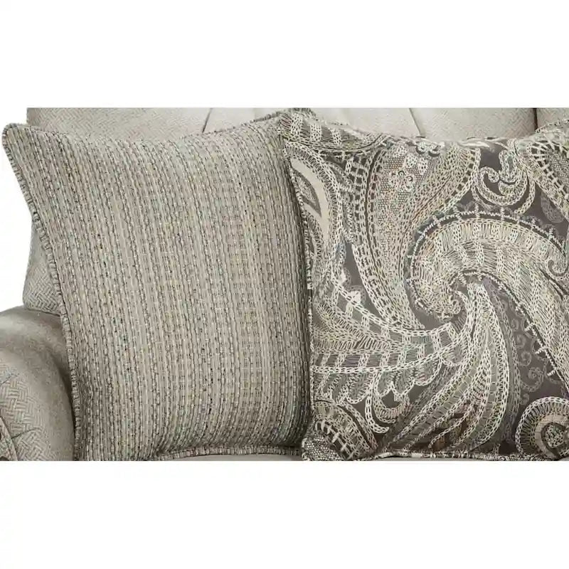 Transitional Upholstered Loveseat