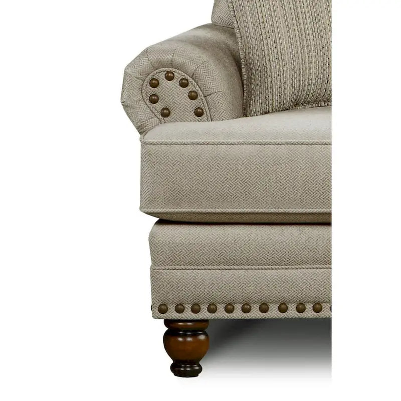 Transitional Upholstered Loveseat