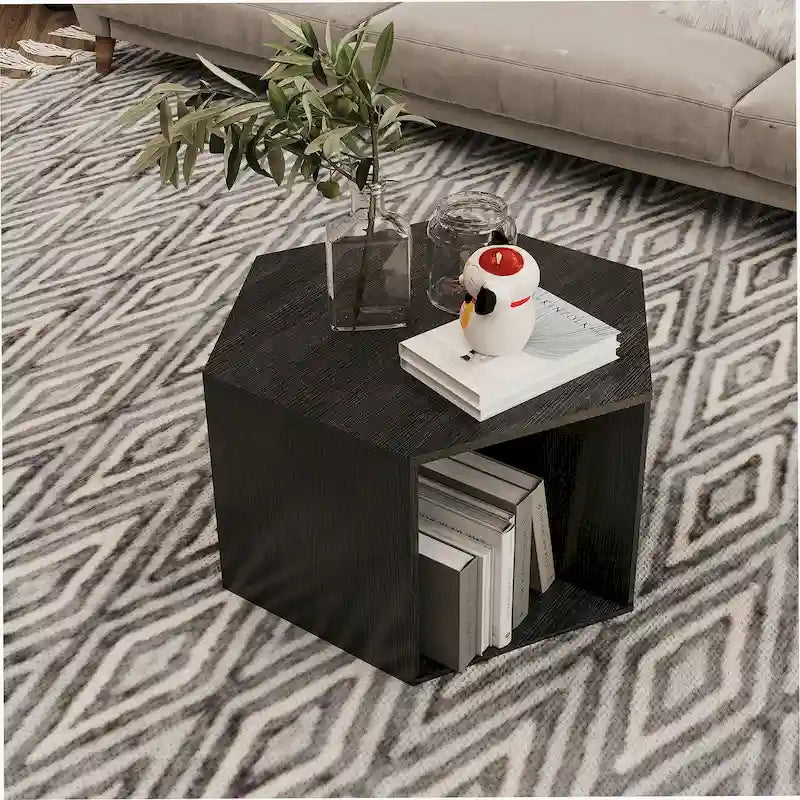 Hexagonal MDF Coffee Table / Side Table / Nightstand