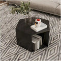 Hexagonal MDF Coffee Table / Side Table / Nightstand