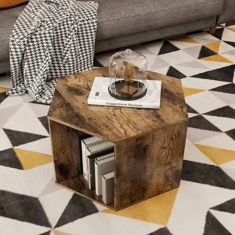 Hexagonal MDF Coffee Table / Side Table / Nightstand