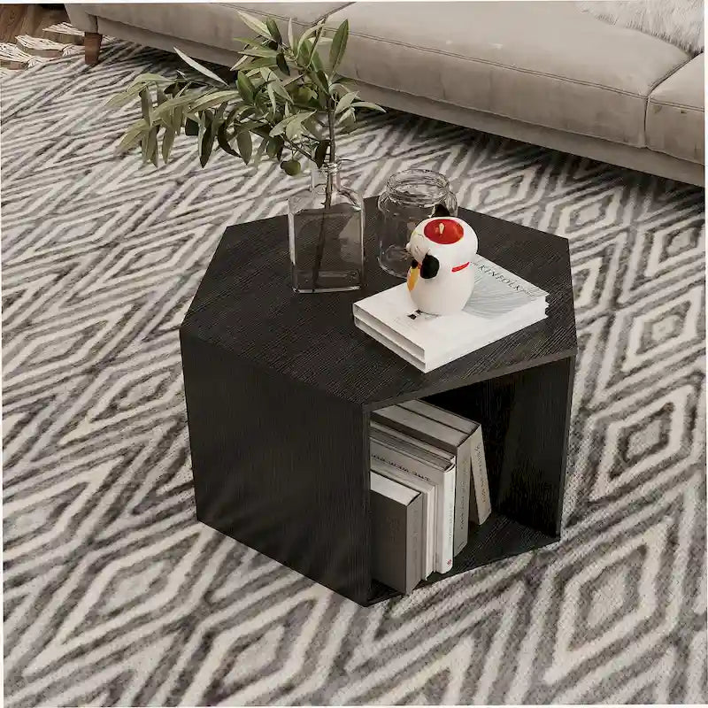Hexagonal MDF Coffee Table / Side Table / Nightstand