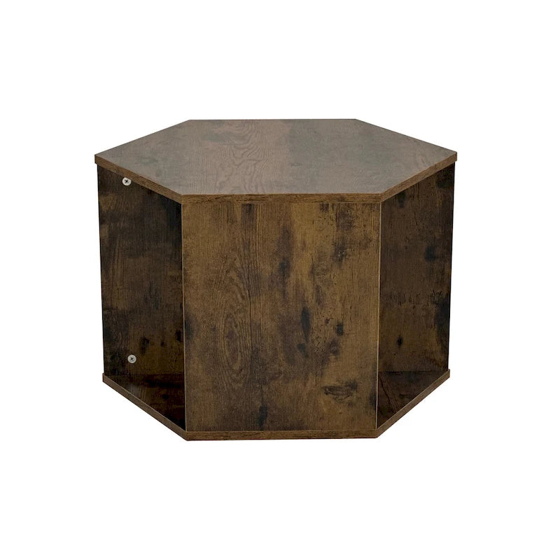 Hexagonal MDF Coffee Table / Side Table / Nightstand