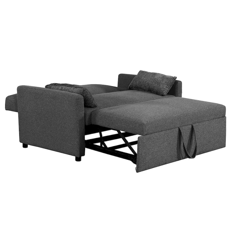 58-inch Convertible Pull Out Sleeper Sofa Bed