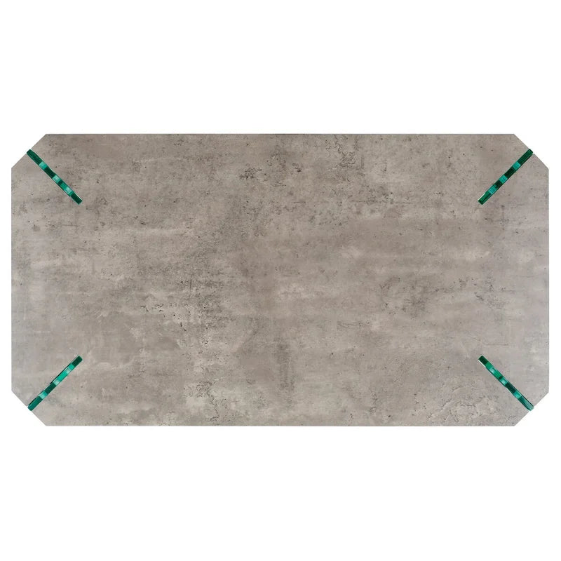 Rectangular Contemporary Glass Leg Coffee Table - 43Wx24Dx16H