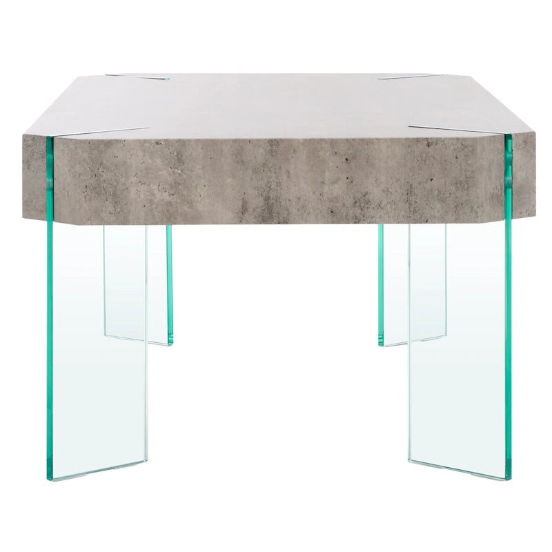 Rectangular Contemporary Glass Leg Coffee Table - 43Wx24Dx16H